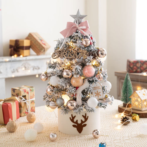 Mini-Weihnachtsbaum mit Beflockung, verschiedene Größen