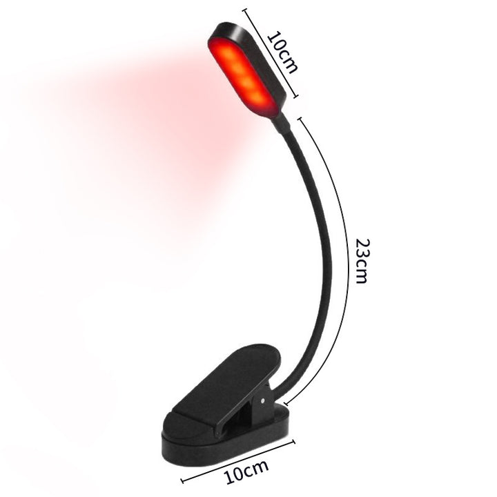 Kompakte LED-Klemmleuchte mit einstellbarem Licht