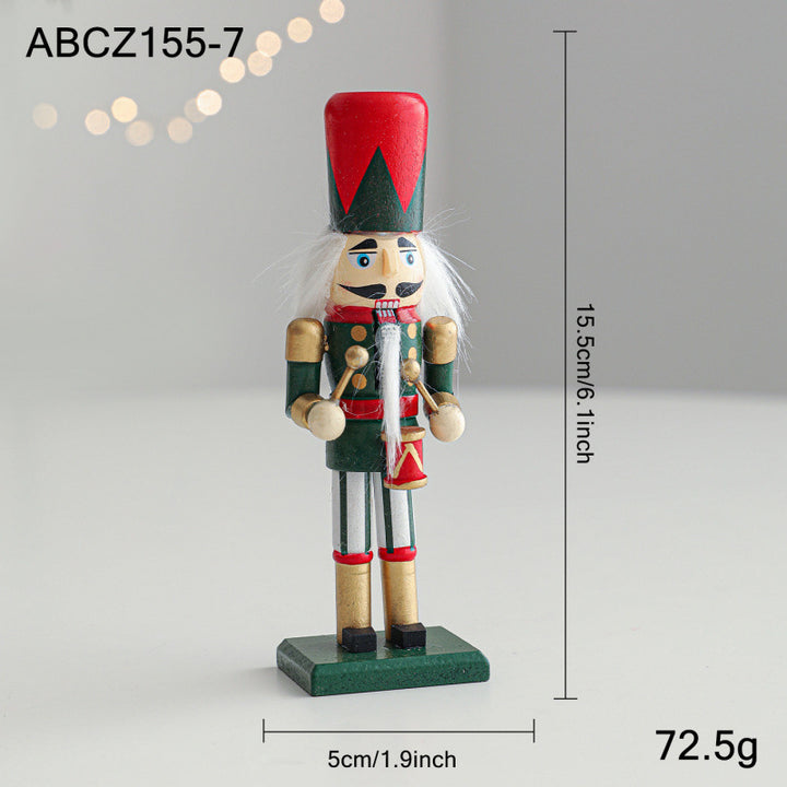 Holz-Nussknacker-Figur für weihnachtliche Tischdekoration