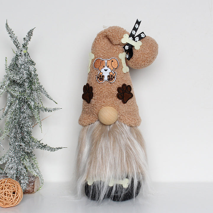 Dekorative Wichtelfigur für Herbst und Weihnachten