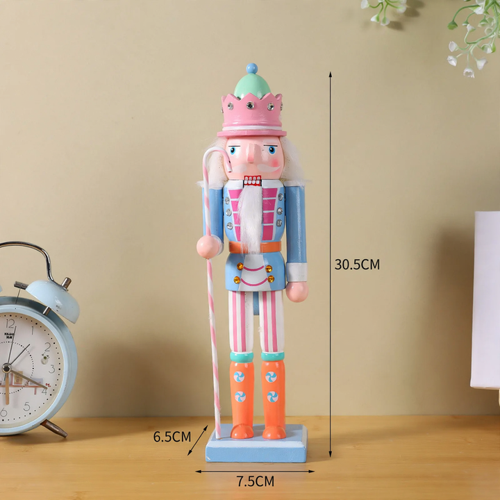 Dekorative Nussknacker-Figur im Hasen-Design