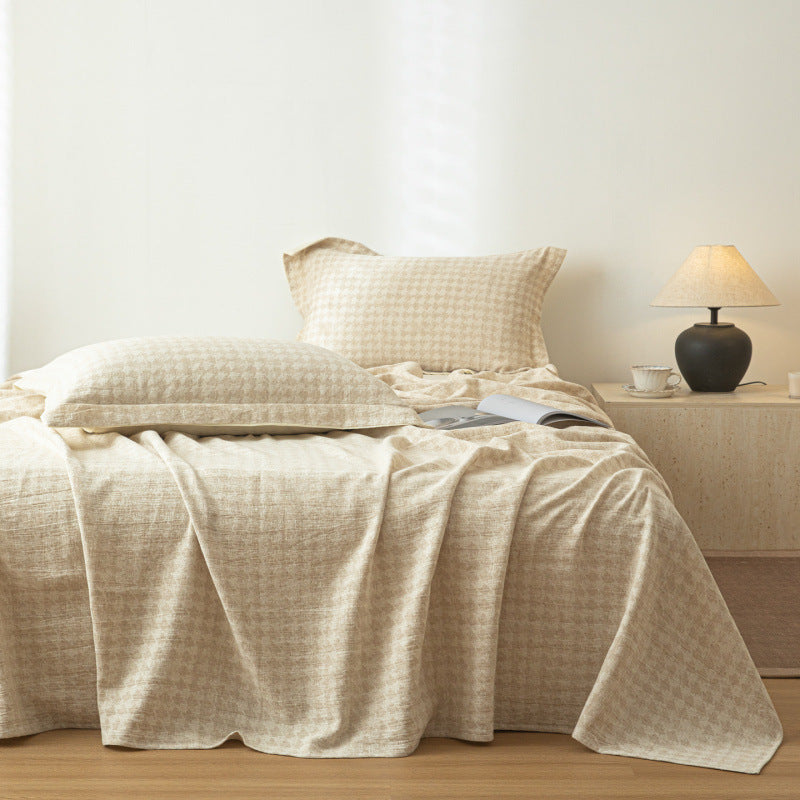 Bettlaken aus Baumwolle, Jacquard-Webart