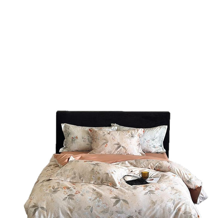 Lyocell-Bettwäsche-Set, 3–4-teilig, Blumenmuster