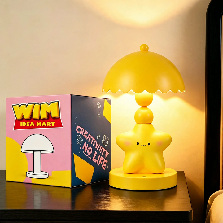 Stern-Tischlampe mit Farbwechsel