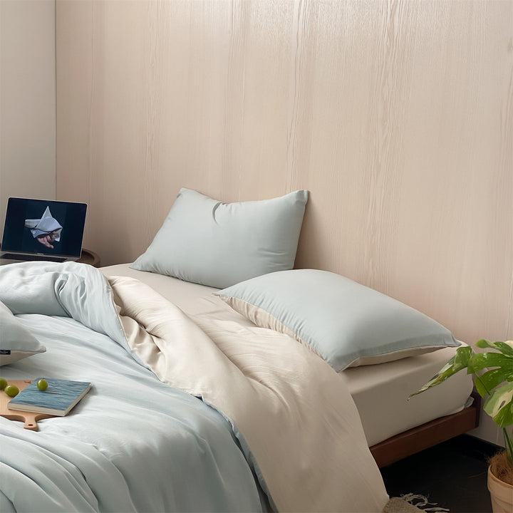 Lyocell-Bettwäsche-Set, 100S Tencel, kühlend und sanft