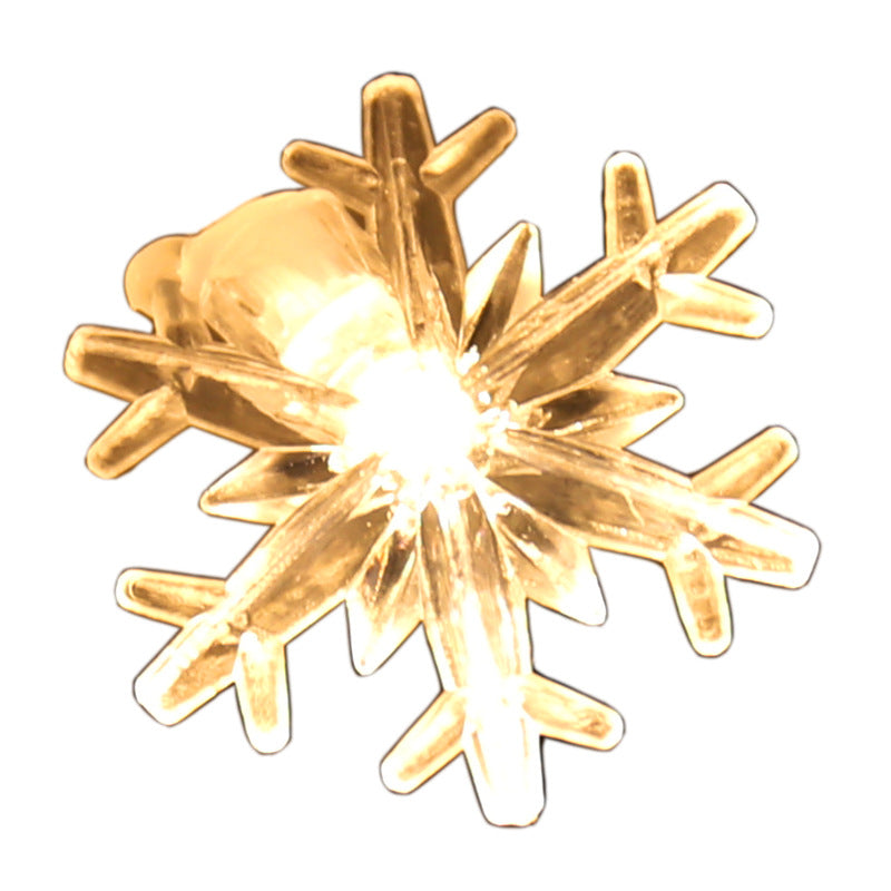 LED-Schneeflocken-Lichterkette, batteriebetrieben, Modell YL-XH