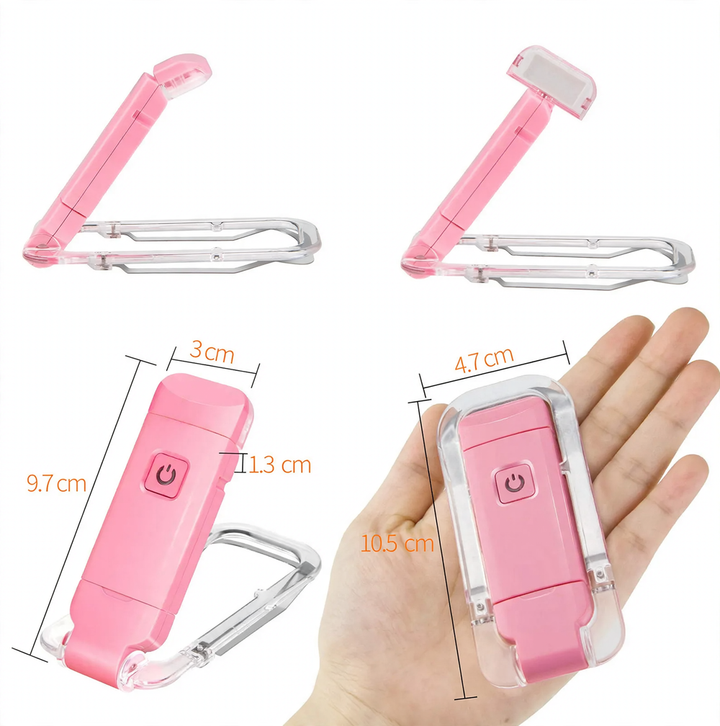 LED-USB-Klemmleuchte, faltbar