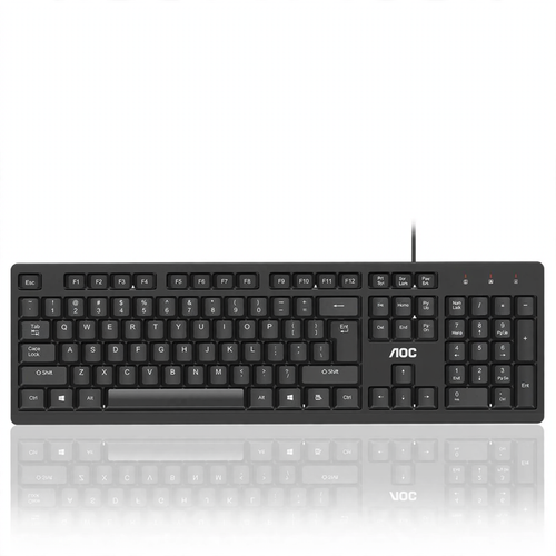 Kabelgebundene Leise-Tastatur für Büro und Spiele