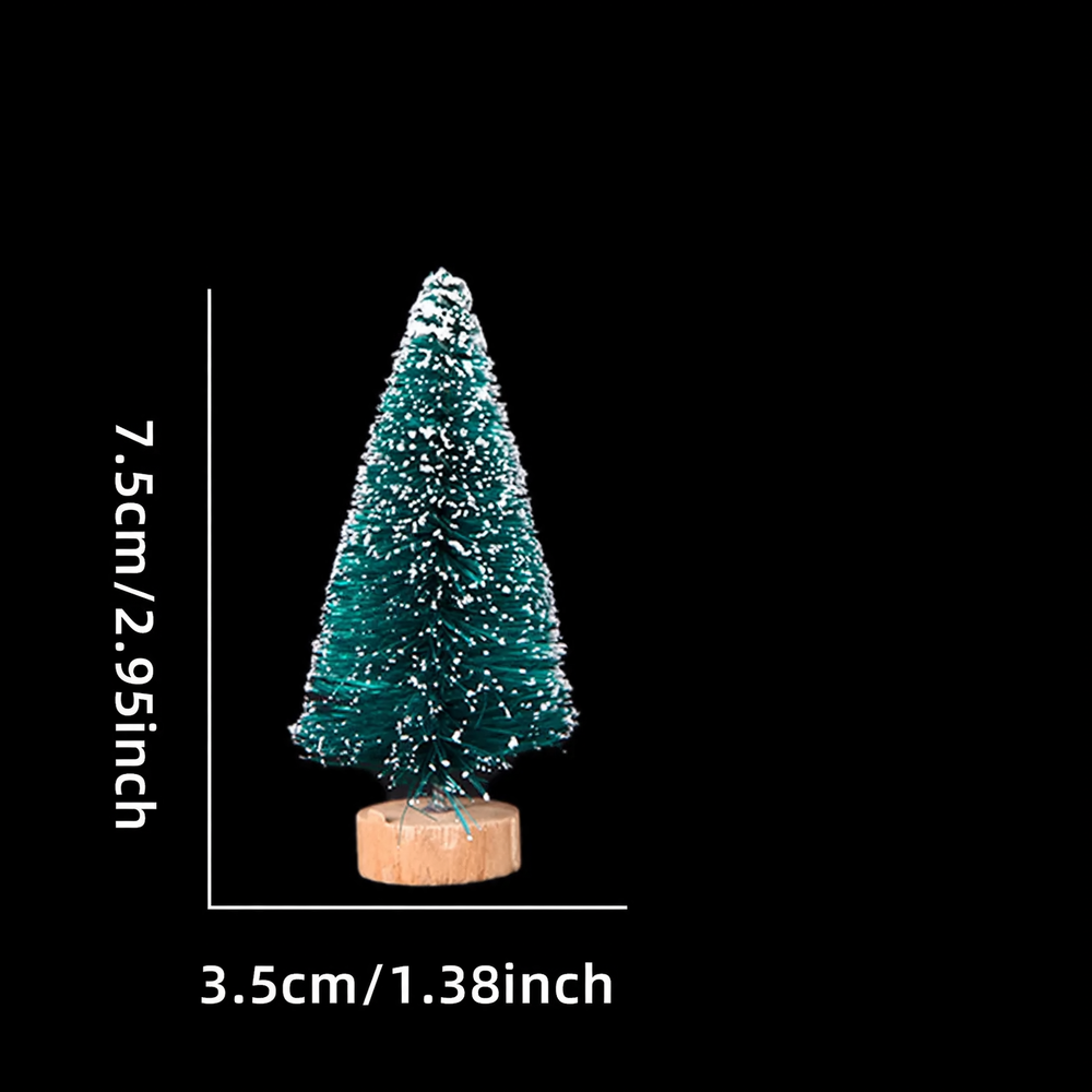 Miniatur-Weihnachtsbaum als Tischdekoration