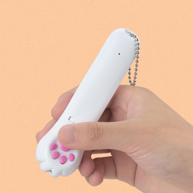 PurrPlay USB wiederaufladbares Katzenlaser-Spielzeug – Interaktive LED-Leuchte mit 4 Mustern | Karnz