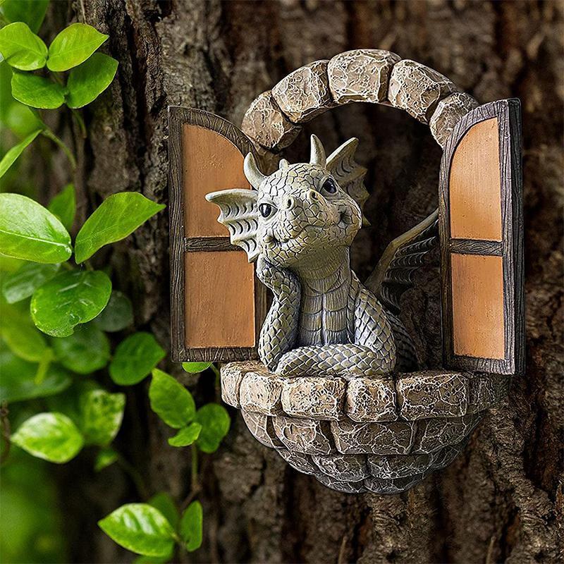 Süße Drachenstatue Ornament | Karnz