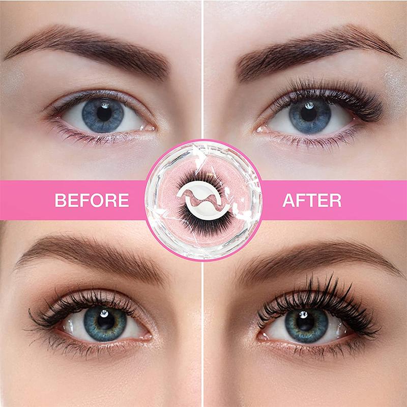 Wiederverwendbare, selbstklebende Wimpern