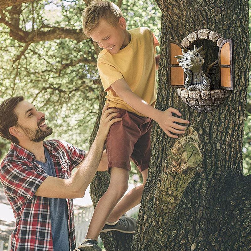 Süße Drachenstatue Ornament | Karnz