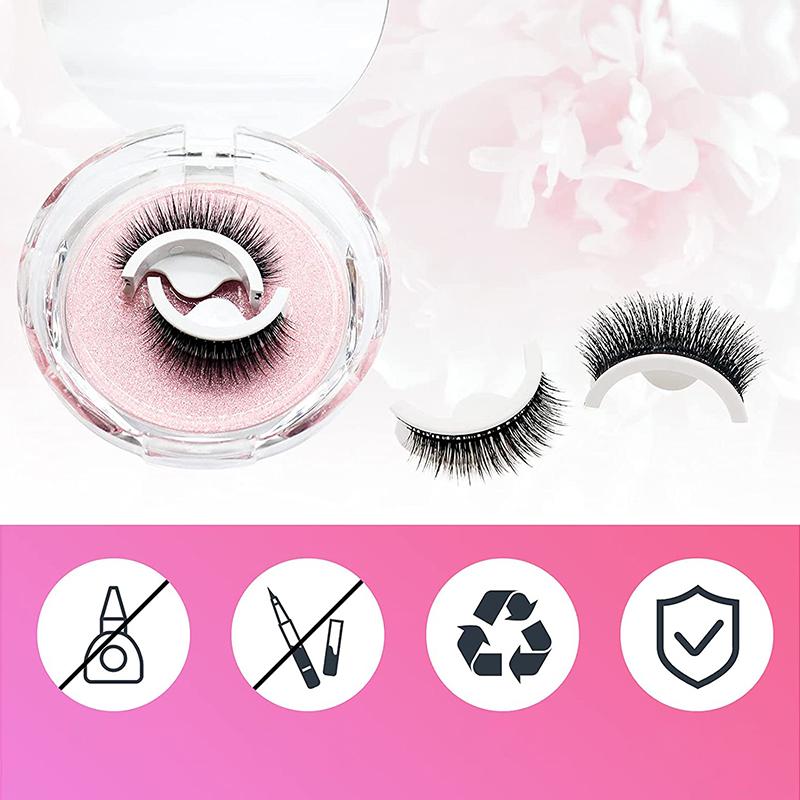 Wiederverwendbare, selbstklebende Wimpern