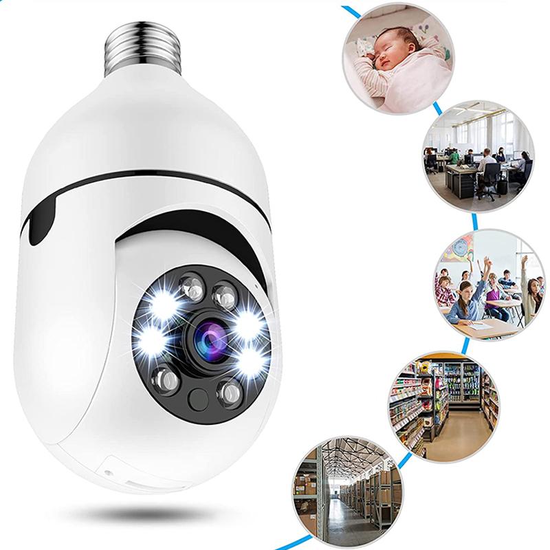 Intelligente drahtlose WiFi Vollfarbkamera mit Glühbirne | Karnz
