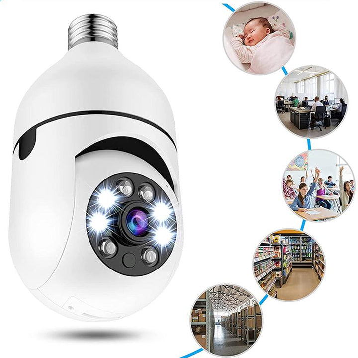 Intelligente drahtlose WiFi Vollfarbkamera mit Glühbirne | Karnz