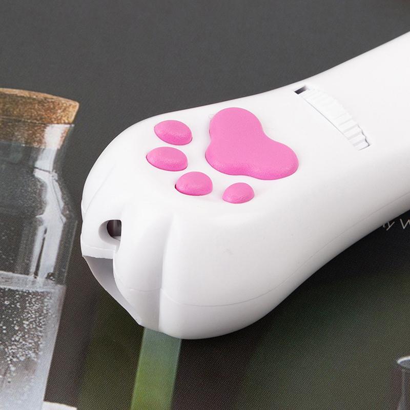 PurrPlay USB-wiederaufladbares Katzenlaser-Spielzeug – Interaktives LED-Licht mit 4 Kartuschen