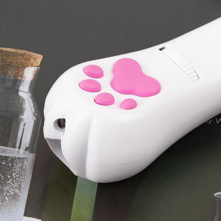 PurrPlay USB-wiederaufladbares Katzenlaser-Spielzeug – Interaktives LED-Licht mit 4 Kartuschen