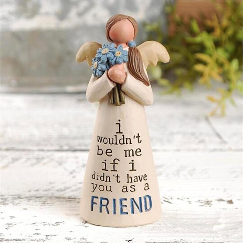 Feierfreundschaft Geschenke Statue - Handbemalte Skulpturen Ornament | Karnz