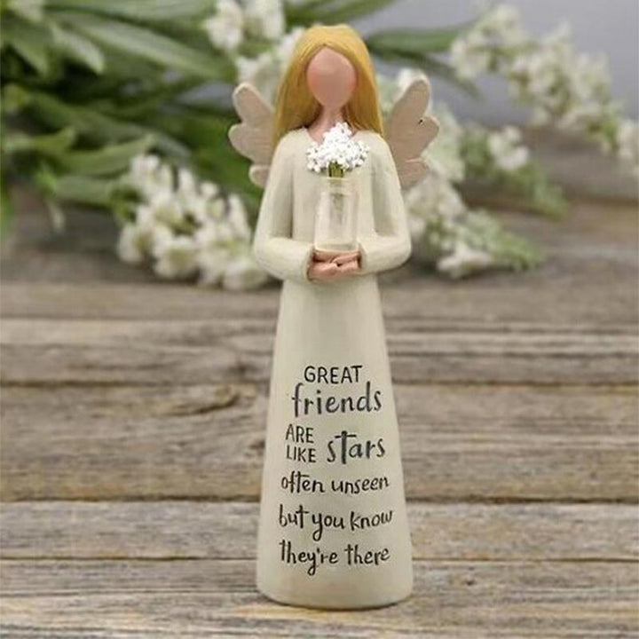 Feierfreundschaft Geschenke Statue - Handbemalte Skulpturen Ornament | Karnz