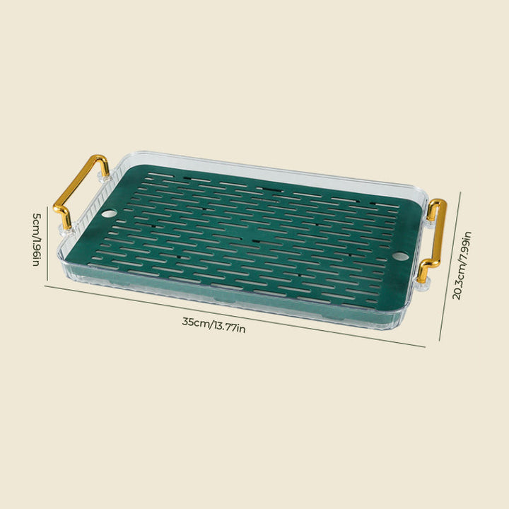 Leichtes Luxus Ablass Tee-Tablett | Karnz