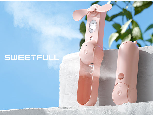 Nebelkühler Tragbar, Handheld Persönliche Sprühventilatoren | Karnz