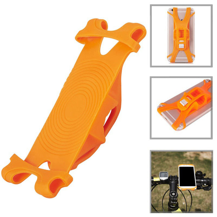 Universeller Silikon-Handyhalter für das Fahrrad, rutschfest, verstellbar | Karnz