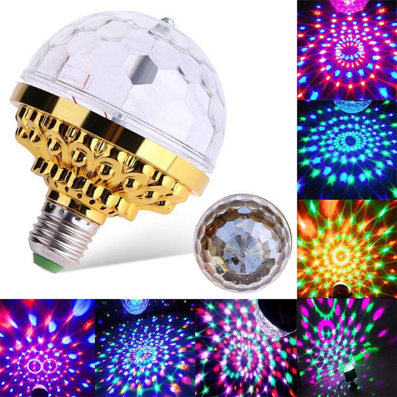 LED Disco Ball Bunte Rotierende Glühbirne | Karnz