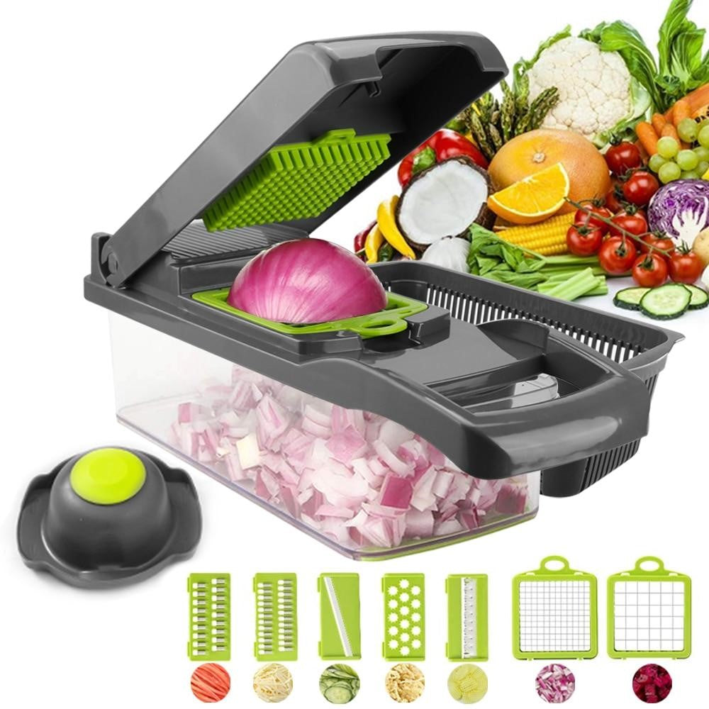 GT-Chopper 7-in-1 Gemüse- & Obstschneider Dicer | Karnz