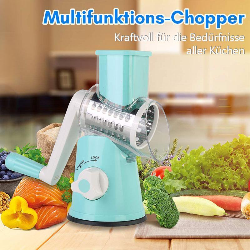 Multifunktions-Chopper manuelle rotierende Reibe Gemüse Obst Cutter Küchengeräte | Karnz
