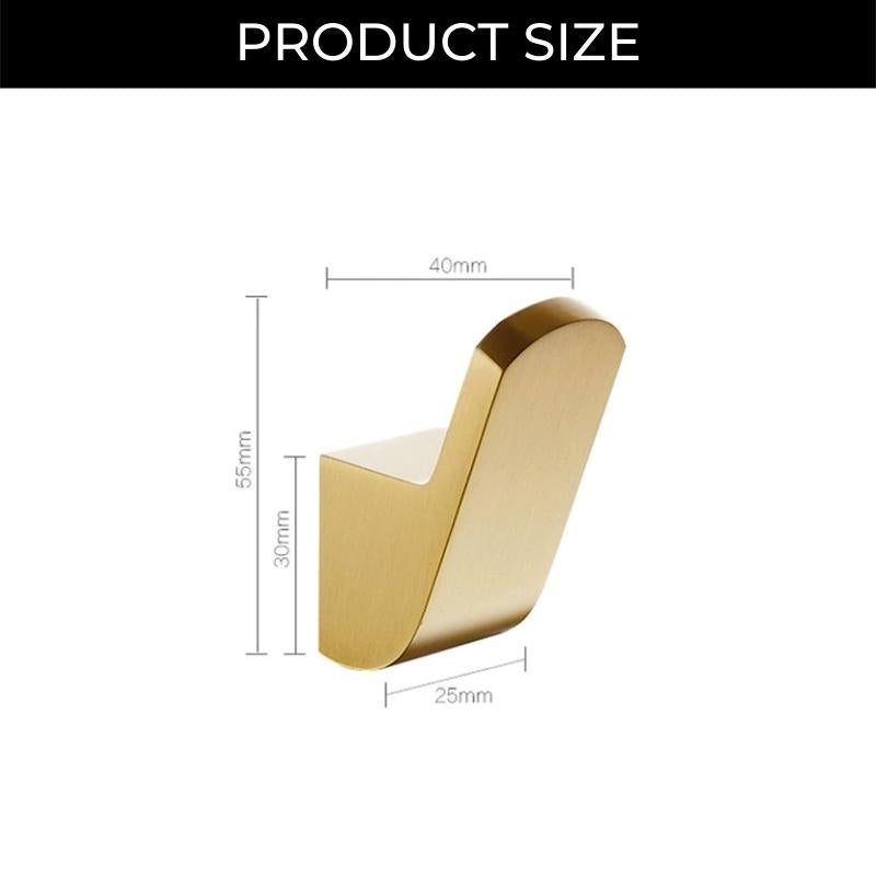 Lauren Golden brass dresses wall hooks