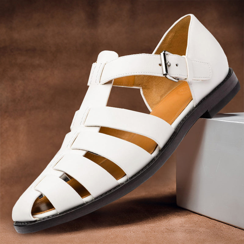 Sandsberg | Leder-Sandalen | Bequemes und Atmungsaktives Sommerdesign