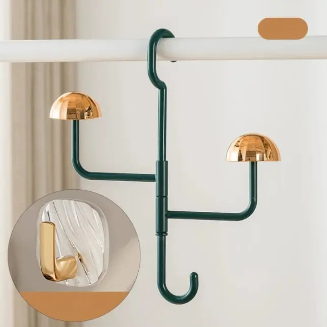 360° Redating Hängende Aufbewahrung – Eleganter Organizer für Kleidung, Hüte & Accessoires