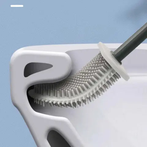 Hygienische Silikon Toilettenbürste – Tiefenreinigung ohne Kratzer