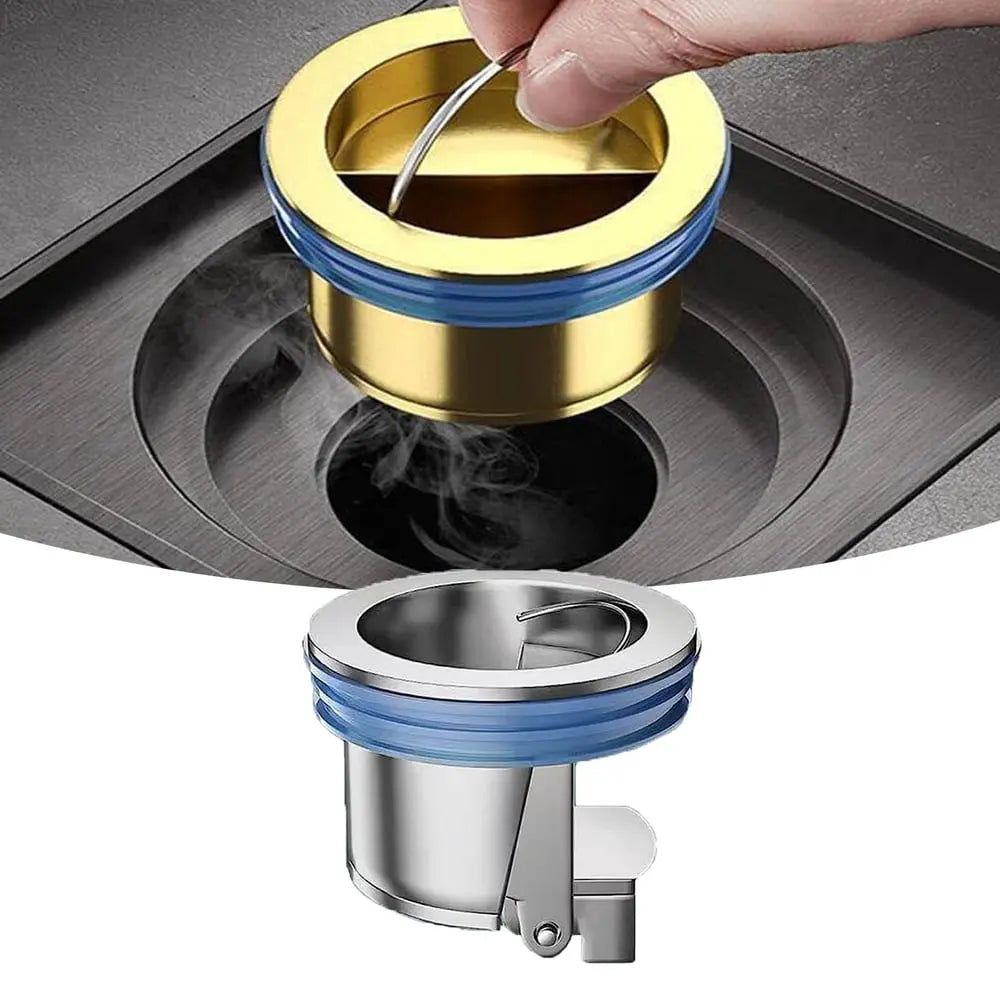Messing Abflusskern – Geruchsstopper & Haarsieb für Bodenabläufe