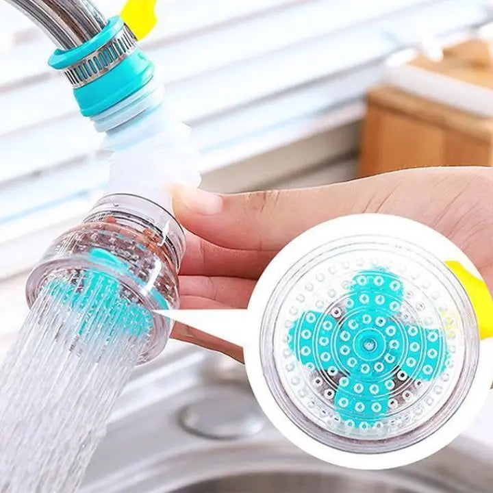 360° Wasserhahnaufsatz mit Filter & Spritzschutz