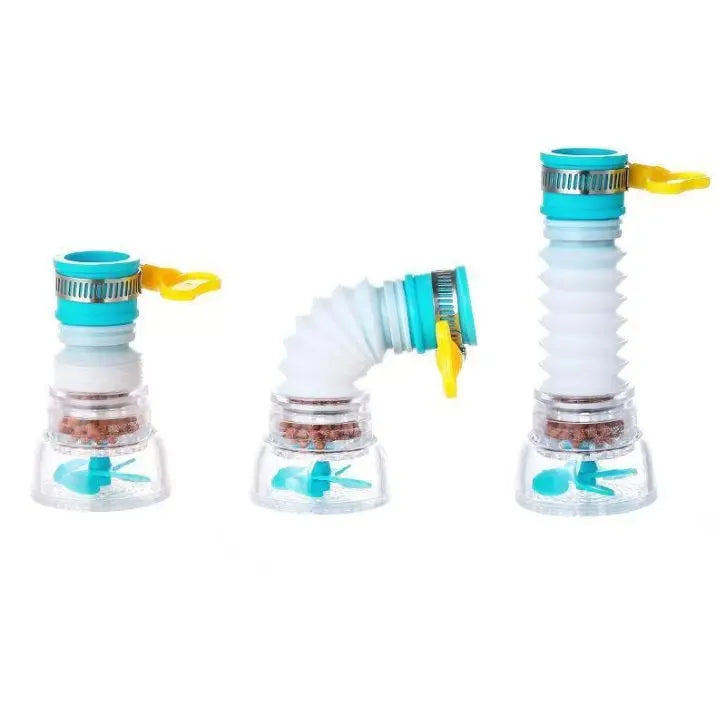 360° Wasserhahnaufsatz mit Filter & Spritzschutz