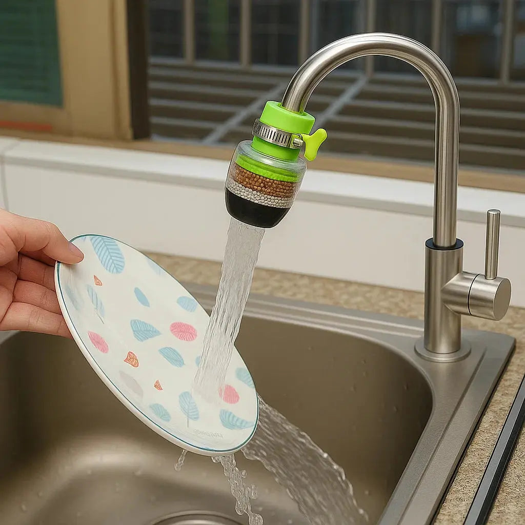 Aktivkohle-Wasserfilter – Sauberes Leitungswasser direkt aus dem Wasserhahn