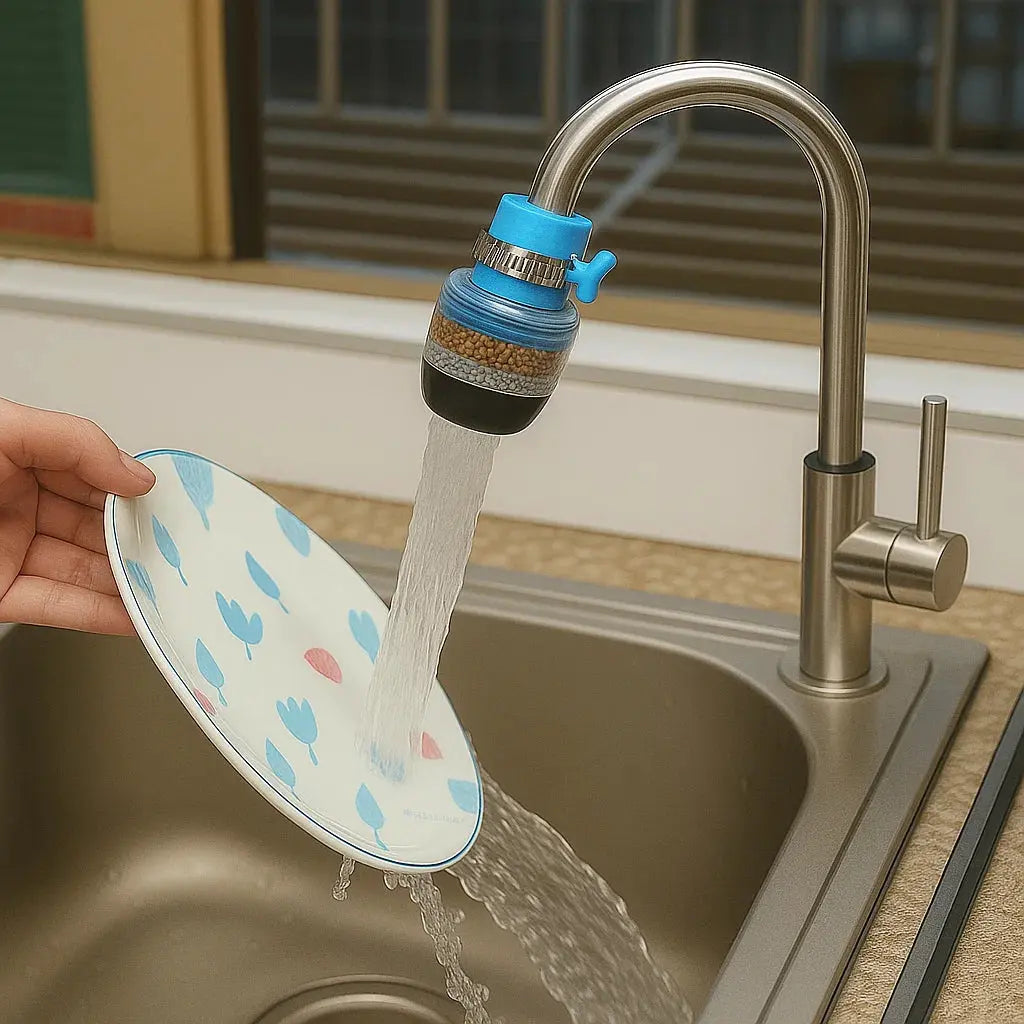 Aktivkohle-Wasserfilter – Sauberes Leitungswasser direkt aus dem Wasserhahn