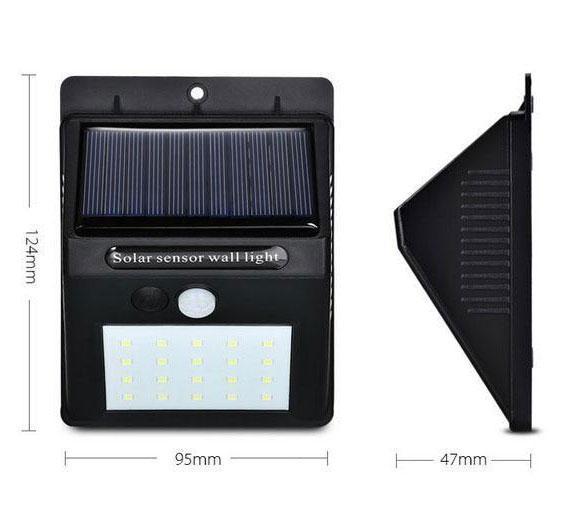 Sol - Solarbetriebenes Bewegungsmelder Außenlicht | Karnz