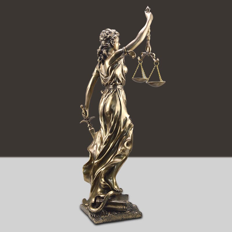 Göttin der Gerechtigkeit Statue Dekoration | Karnz