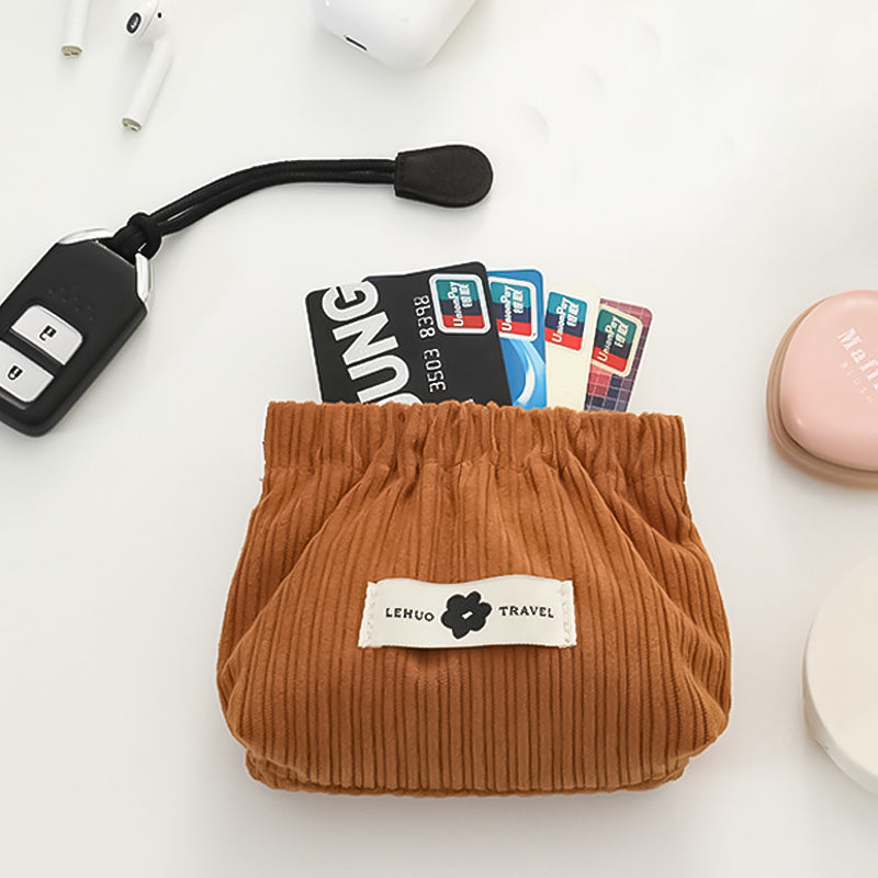 Kosmetiktasche aus Cord  | Karnz