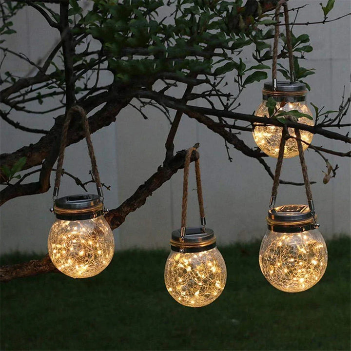 Solar Mason Jar Lampe - Lunara | Karnz