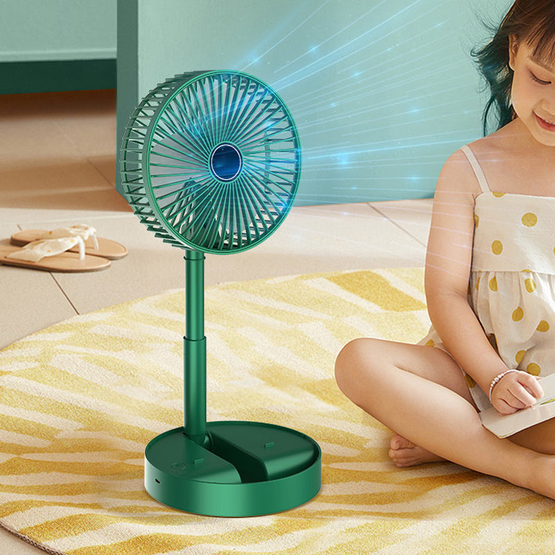 Portae Rechargeae Teleskope-Ventilator mit geräuscharmem Design und einstellbarer Höhe