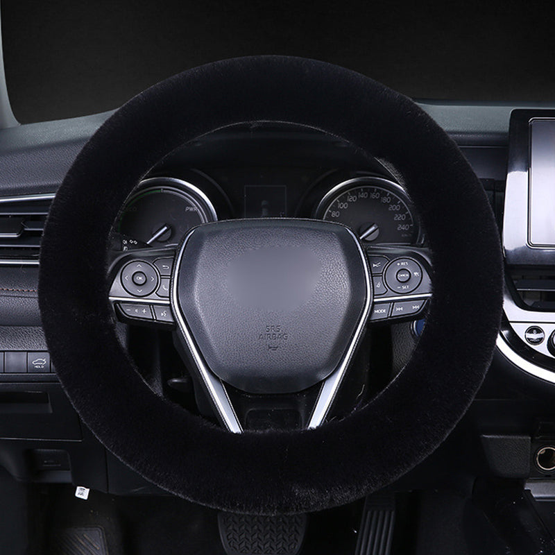 Universelle Plüsch-Auto-Lenkradabdeckung | Karnz