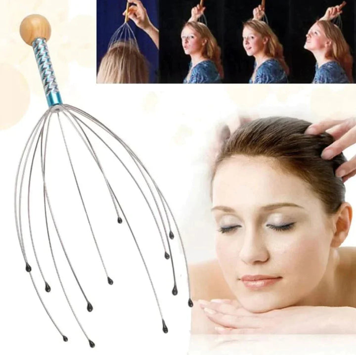 Entspannende Kopfhautmassage-Oktopus-Handmassagegerät Karnz