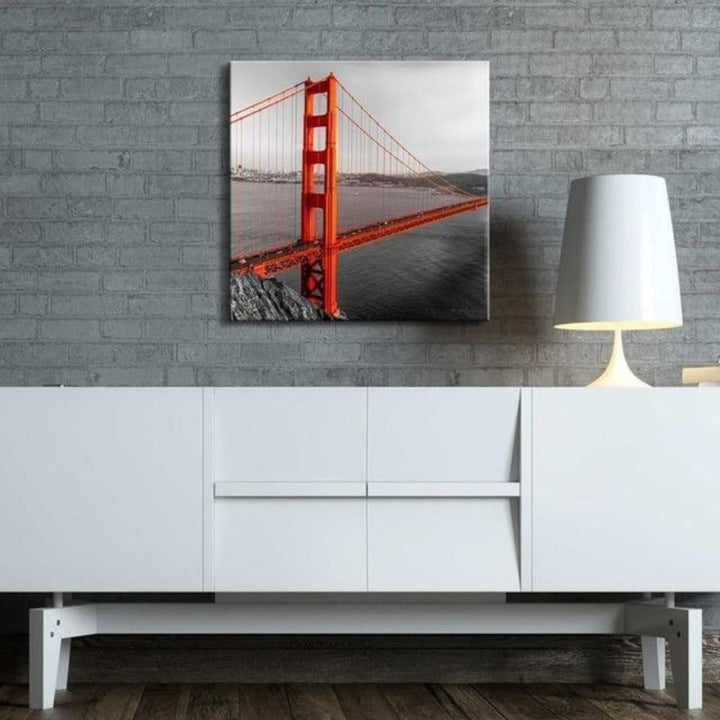 Golden Gate Bridge - Leinwand Wandkunst Gemälde