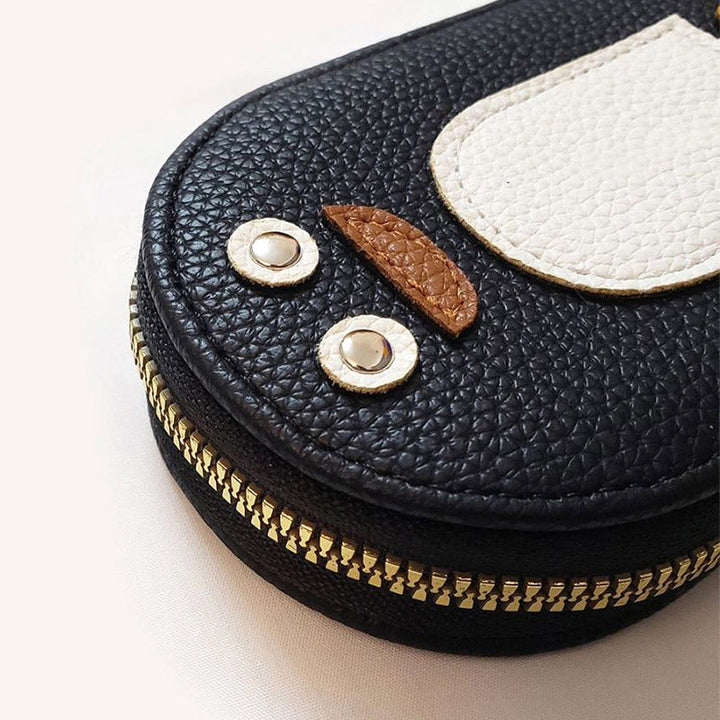 PU-Brieftasche für Kreditkarten und niedliche Pinguine | Karnz