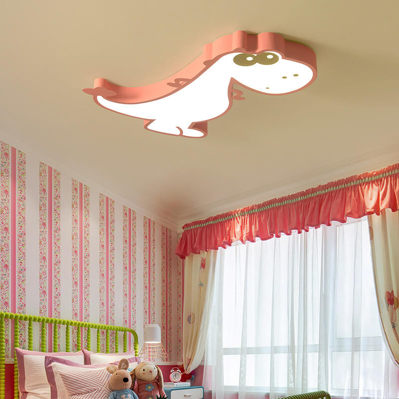 DinoBright LED-Deckenleuchte | Kreatives Dinosaurier-Design | Kinderzimmerlampe | Warmweißes Licht | Dimmbar