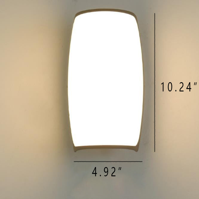 Wasserdichte Acrylgewölbte Shade LED Außenwandleuchte | Karnz